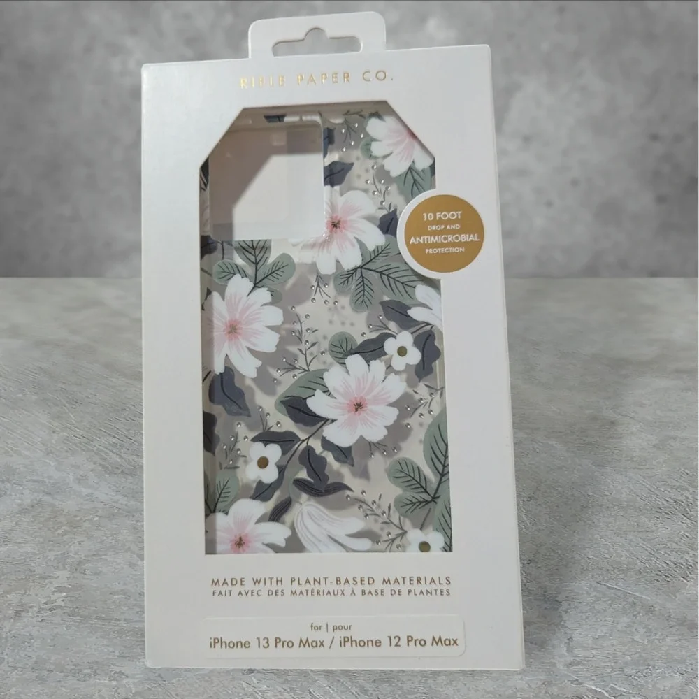Y5. Rifle Paper Co. Designer Apple iPhone 12 / 13 Pro Max Willow See Description